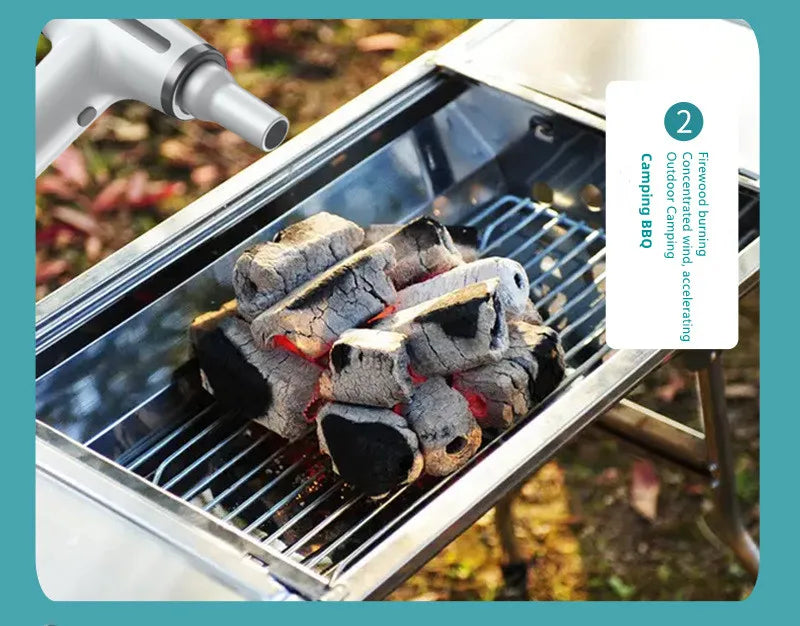 Wireless Hair Dryer Multifunctional  Air Duster Blower Travel Portable USB Rechargeable Negative Ions Blow Dryer