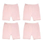 4pcs Girls Safety Pants Modal Dance Leggings Shorts 2024 Soft Candy Color Panties Girls Underwear Short tights Aged 3-12 Years