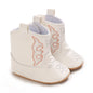 Baby Boots Made Of Soft PU and High-quality Cotton 2024 New Autumn and Winter Short Boots With Rubber Soles and Anti Slip Baby
