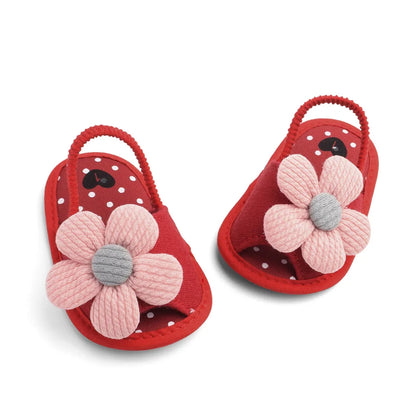 Summer New Sunflower Baby Sandals Soft Bottom Baby Toddler Shoes 0-1 Years Old Baby Girls  Baby Shoes Girls  Baby Boy Shoes