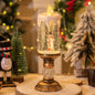 Christmas decorations: candles, crystal lights, cartoon snowflakes, birthday and Christmas gifts, scene setups