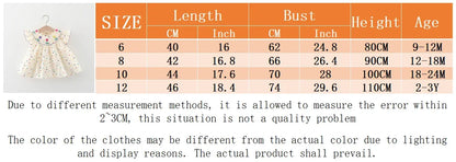 Cotton Baby Dress Flower Embroidery Comfortable Baby Dress Colorful Polka Dot Printed Dress
