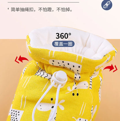 Newborn Baby Shoes for Boys Girls Winter Warm Thicken Plush Toddler Shoes Soft Sole Kids Short Booties Infant First Walker