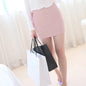 Black Micro Mini Skirts 2025 Summer Sexy Girls Skirts Casual Package Hip Above Knee Short Skirts Women Tight Office Party Female