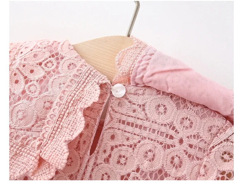 Spring Autumn toddler Baby Girl Clothes infant Lace Dress costume for newborn Girl clothing 1st Birthday Princess Dresses dress