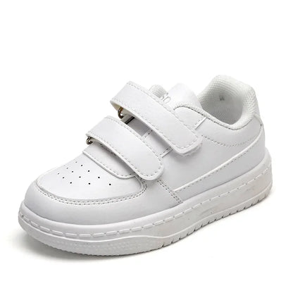 Autumn Kids White Sneakers Leisure Soft Bottom Fashion Boys Girls Sport Shoes All-match Children Trainers Non-slip Running Shoes