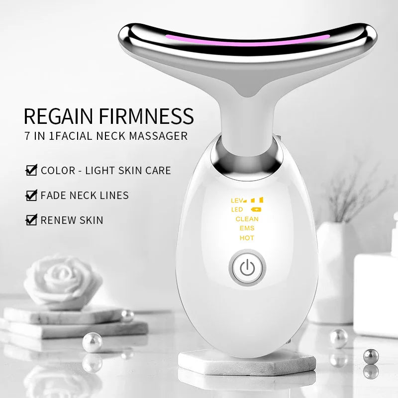 Beauty Device 2025 Microcurrent Massager Handheld Face Neck Lift Device Skin Tightening Lymphatic Drainage Skin Rejuvenation