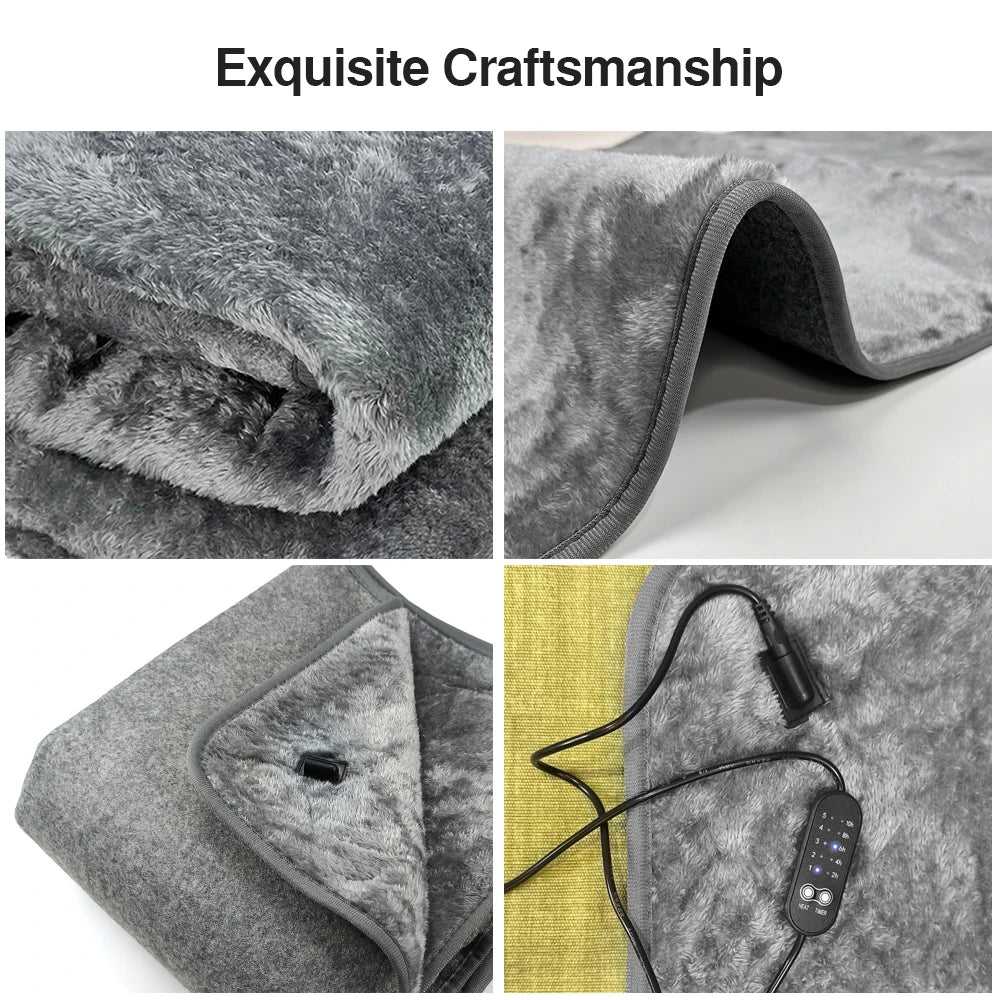 Electric Heating Blanket 80cmx160cm 150x160cm Electric Heated Carpets Pad Thickening Car Bed Mattress Body Warmer Heated Blanket