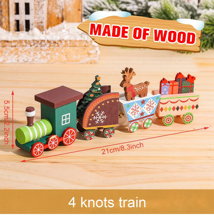 Christmas Train Merry Christmas Decorations For Home 2025 Christmas Ornament Xmas Navidad Noel Gifts Happy New Year 2026 Gifts
