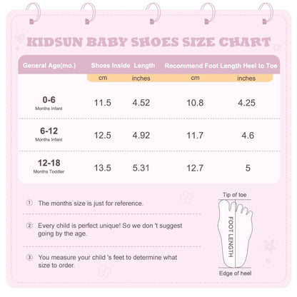 Girls Princess Shoes Bowknot Rubber Sole Anti-slip PU Leather Baby Shoes Newborns First Walkers Crib Shoes Spring Autumn
