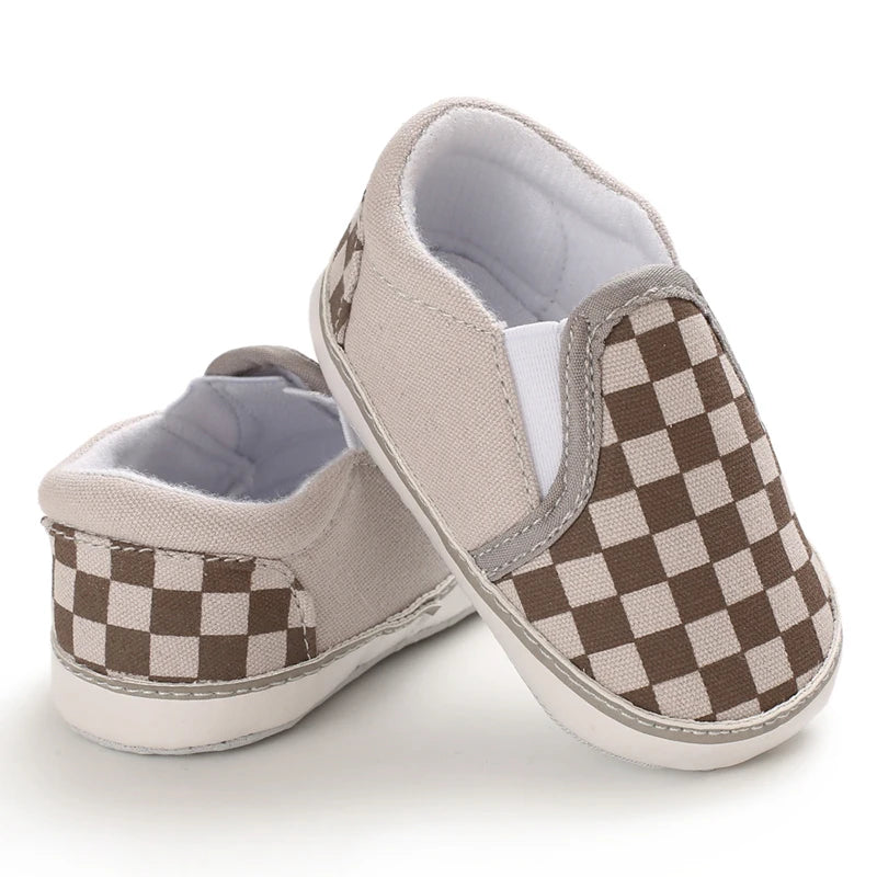 Hot Selling Baby Shoes Classic Soft Sole Shoes Newborn Casual Fashion Sports Shoes Infant Toddler  Solid Color Strips Crib Shoes