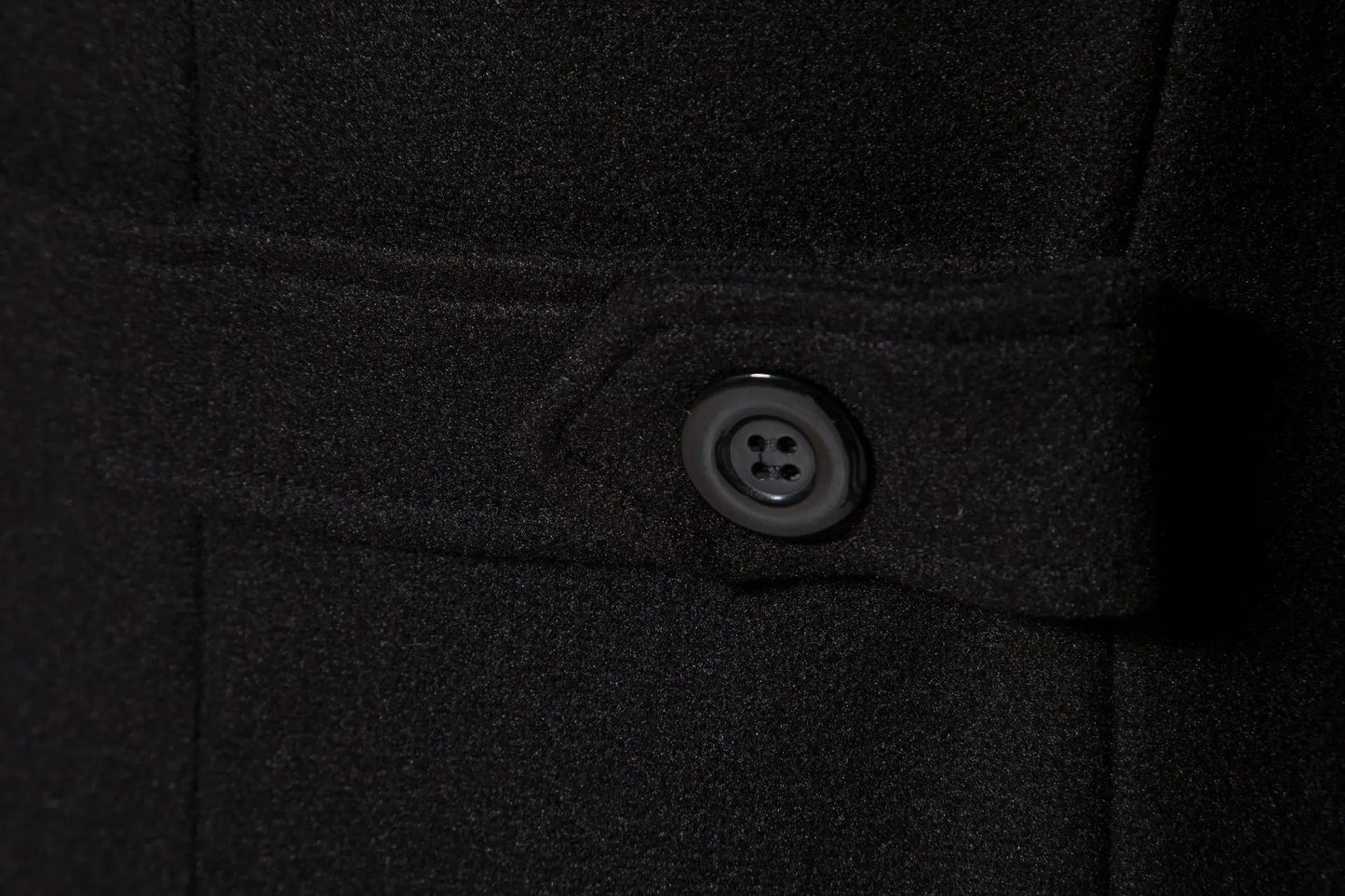 Men's Extra Long Woolen Black Coat Windbreaker Winter Warm Gentleman Coat Jackets Male Elegant Regular Fit Casual Daily Clothing