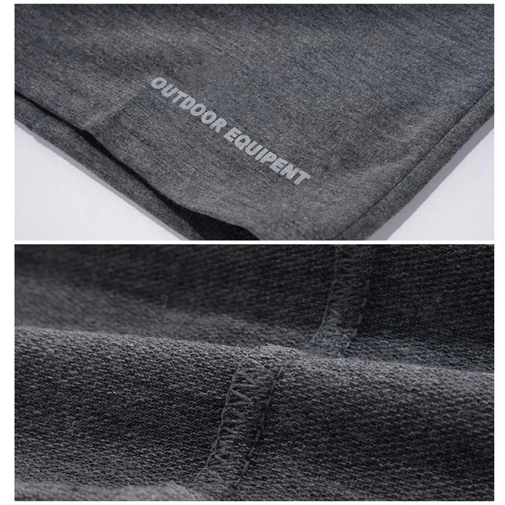 Summer Casual Shorts Men's Fashion Loose Pants Solid Color Multi-pockets Shorts Streetwear Hip Hop Military Tactical Shorts