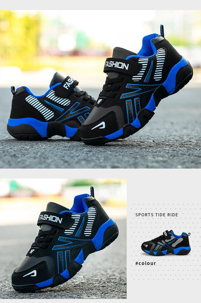 Children Boys Shoes School Sports Fashion Leather For Kids Tennis Casual Sneakers Children's Boy Running 7-12 Years Walking Shoe