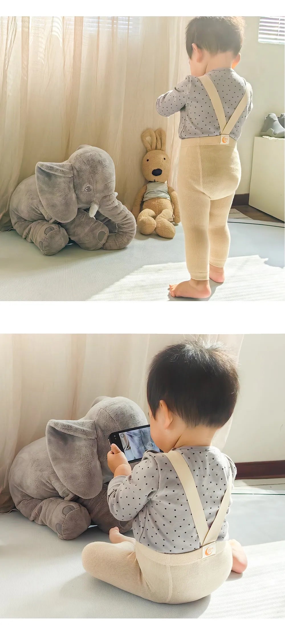 2025 Spring Fashion Boy Baby Solid High Waist Overalls Girl Children Cotton Leggings Infant Casual Suspenders Pants Kid Trousers