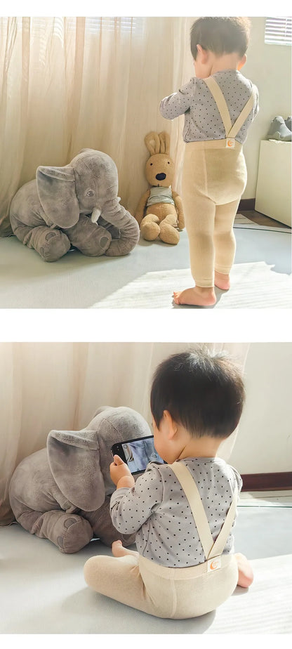 2025 Spring Fashion Boy Baby Solid High Waist Overalls Girl Children Cotton Leggings Infant Casual Suspenders Pants Kid Trousers