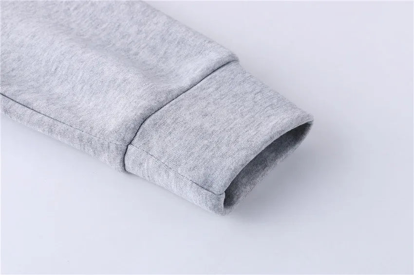 New Fashion Loose Hoodies For Men Spring and Autumn Casual Hooded Sweatshirt Men's Simple Tops Solid Color Thick Clothing Male