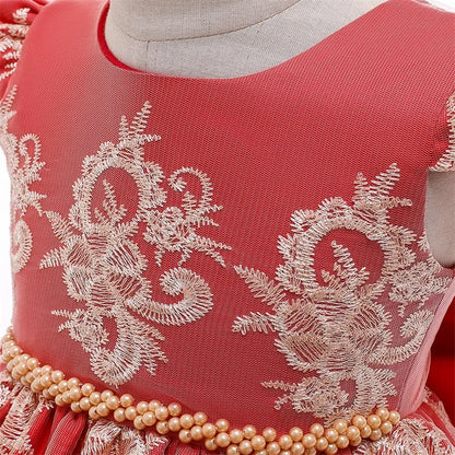 Baby Girls Christmas Dress 3 6 9 12 18 24 Months Toddler Newborn Lace Princess Dress 1 Year Old Birthday Party New Year Costume