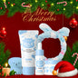 Milk Skincare Set - Hypoallergenic and Moisturizing | Facial Cleanser + Essence + Face Cream + Hair Band + Cleansing Brush
