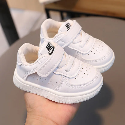 2025 Solid Color Children Shoes Classic Cool Leisure Kids Boots Fashion Excellent Toddlers Hook & Loop Baby Girls Boys Sneakers