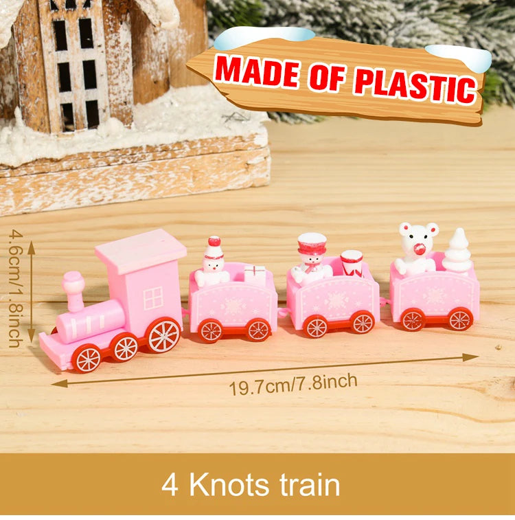 Christmas Train Merry Christmas Decorations For Home 2025 Christmas Ornament Xmas Navidad Noel Gifts Happy New Year 2026 Gifts