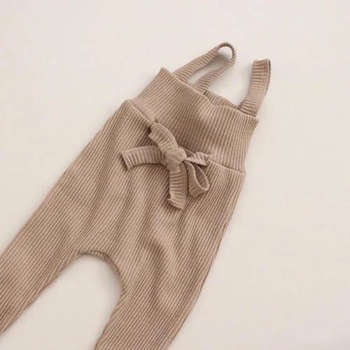 Korean Style Baby Girls Lace Suspenders Toddler Baby Girl Jumpsuits Overall Autumn Spring Newborn Baby Elastic Suspender Pants