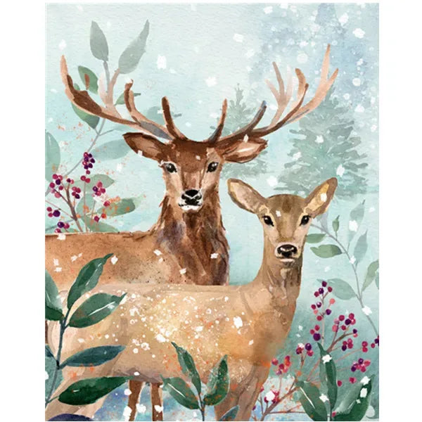 Holiday Décor Christmas Theme Posters Prints Nordic Wall Art Canvas Painting Pictures Home Room Decor Christmas Gifts