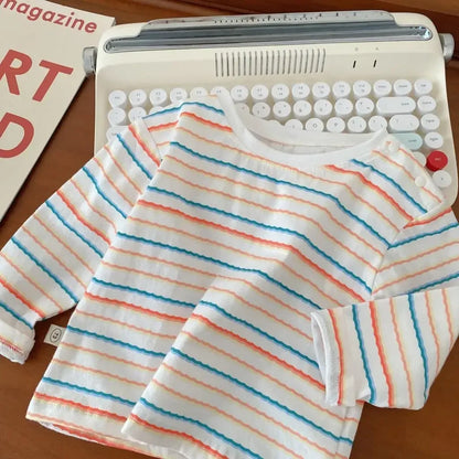 2025 Autumn Korean Baby Boys Girls Pants Cartoon Jeans Overalls Cute Bear Infant Toddler Kids Cotton Suspender Denim Jumpsuit