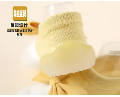 Newborn Baby Shoes Boy Embroidery Pattern Nonslip Floor Socks Kids Girls Soft Rubber Sole Crib Toddler Booties Toddler Shoes