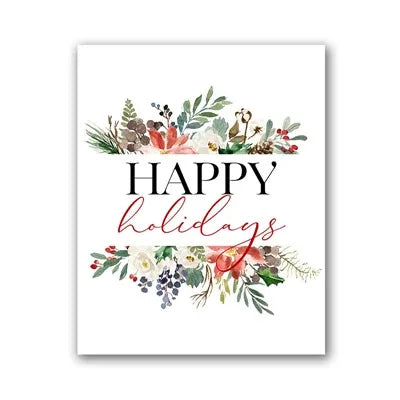 Holiday Décor Christmas Theme Posters Prints Nordic Wall Art Canvas Painting Pictures Home Room Decor Christmas Gifts