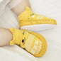 Baby newborn shoes 0-6-12 months boy and girl 0-1 years old soft soled pre-toddler cotton shoes