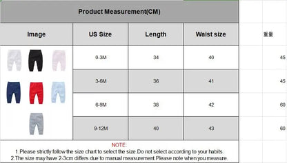 High Quality 100% Cotton Soft Baby Pants Blank Trousers Kids Leggings Plain White Muslin For  0-12 M
