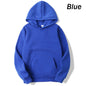 New Men's solid color hoodie autumn/winter fashion sportswear casual pullover couple street wear long sleeved top