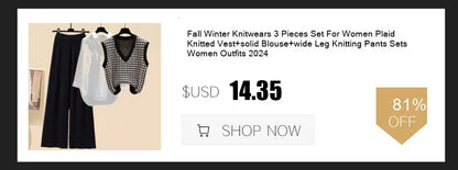 Winter Warm Knit wears Sets For Women Turtleneck Long Sleeve Pullover Sweater+ high Waist Wide Leg Drawstring Knitted Pants Sets