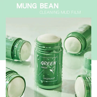 Green Tea Mask Face Clean Green Tea Cleansing Deep Moisturizing Shrink Pores Blackhead Acne Facial Korean Skin Care