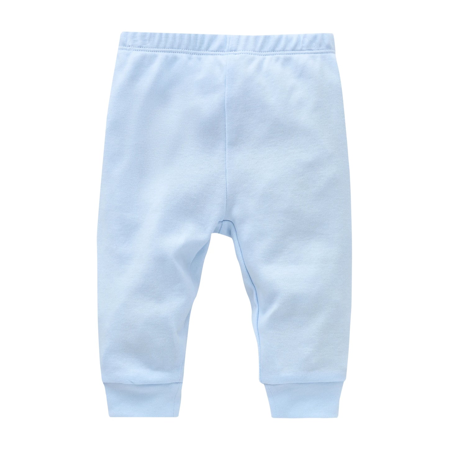 High Quality 100% Cotton Soft Baby Pants Blank Trousers Kids Leggings Plain White Muslin For  0-12 M