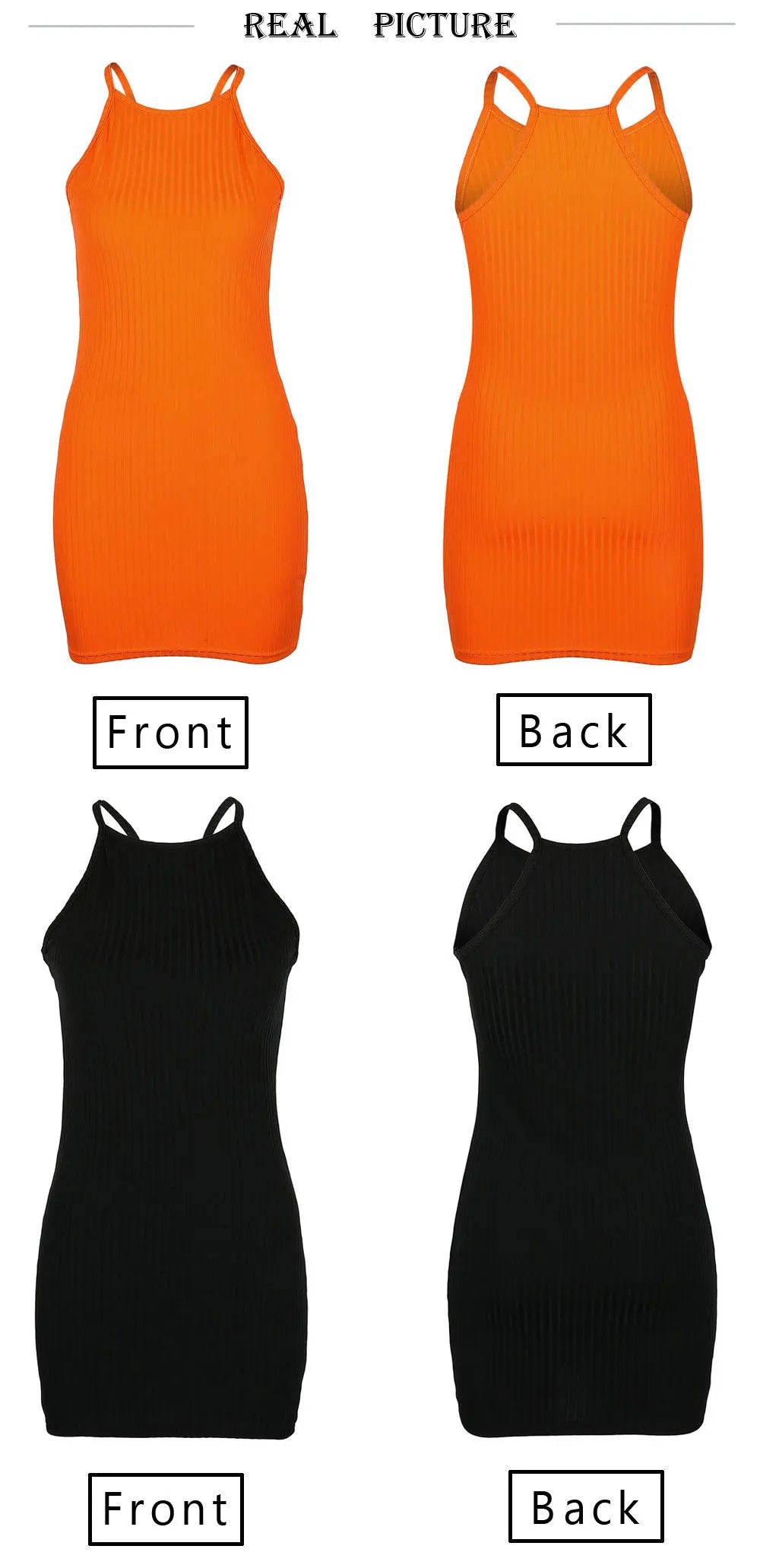 Sexy Rib Stripe Backless Sleeveless Bodycon Dress Women Solid Color Skinny Elegant Halter Dress Club Party Vespids