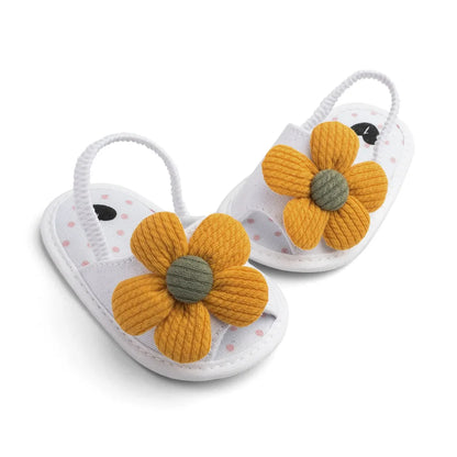Summer New Sunflower Baby Sandals Soft Bottom Baby Toddler Shoes 0-1 Years Old Baby Girls  Baby Shoes Girls  Baby Boy Shoes