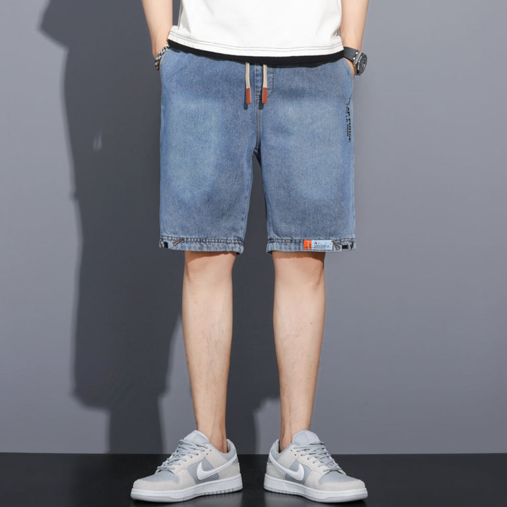 Men's Loose Baggy Denim Short Men Jeans Fashion Streetwear Hip Hop Long Capri Cargo Shorts Pocket Male pantaloons cartos
