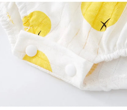 Newborn Baby Romper Straps Bodysuit Jumpsuit 100% Cotton Infant Climbing Outfit Summer Princess Costume Children Clothing A813