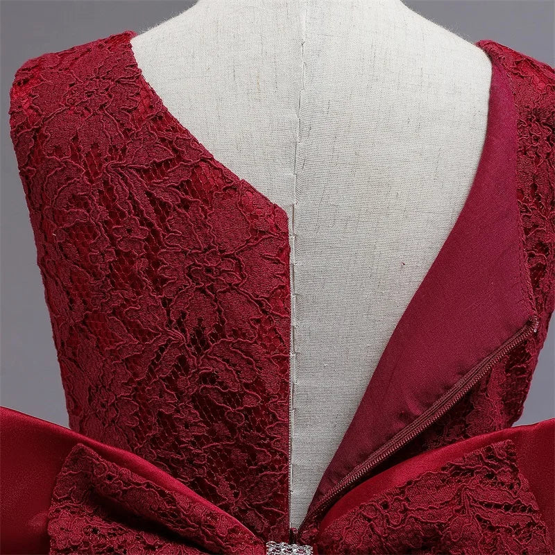 Baby Girls Christmas Dress 3 6 9 12 18 24 Months Toddler Newborn Lace Princess Dress 1 Year Old Birthday Party New Year Costume