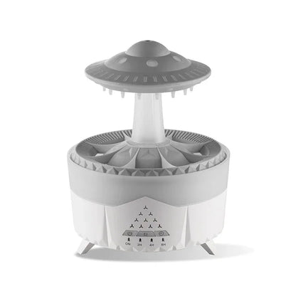 Rain Cloud Humidifier Water Drip with Remote Raindrop Humidifier Rain Cloud Diffuser Mushroom Air Humidifier with Rain Lamp
