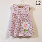 0-24M Newborn Cotton Flower Dresses, Baby Girls Summer Multi Pattern Clothes