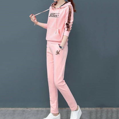 Fashion Warm Three Piece Set Women Outfit 2025 Fall Winter Thicken Tracksuit Casual Waistcoat + Hoodies + Pant Female Sweat Suit