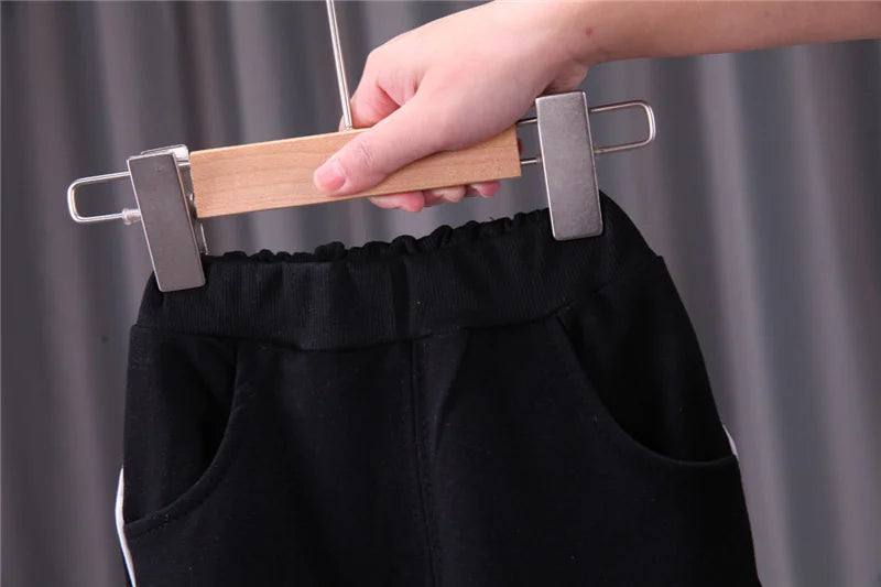 2025 New Kids Baseball Clothing Sets Boys Girls Casual Sports Suit Coat Pant 2Pcs Spring Autumn Thin Baby Tracksuit Outfits 1-4Y