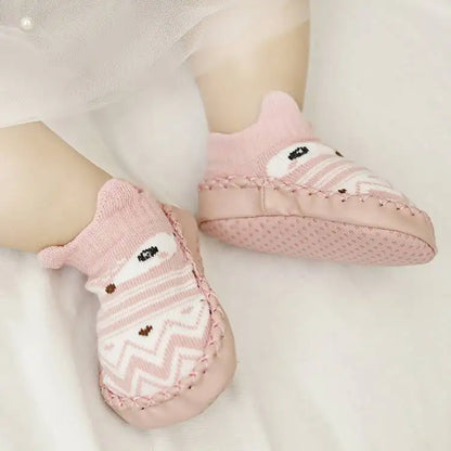 Baby newborn shoes 0-6-12 months boy and girl 0-1 years old soft soled pre-toddler cotton shoes