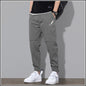 Men Pants Soft Fabric Multi Pockets Elastic Waist Spring Summer Cargo Pants Wear-resistant Jogger Trousers Simple Clothes