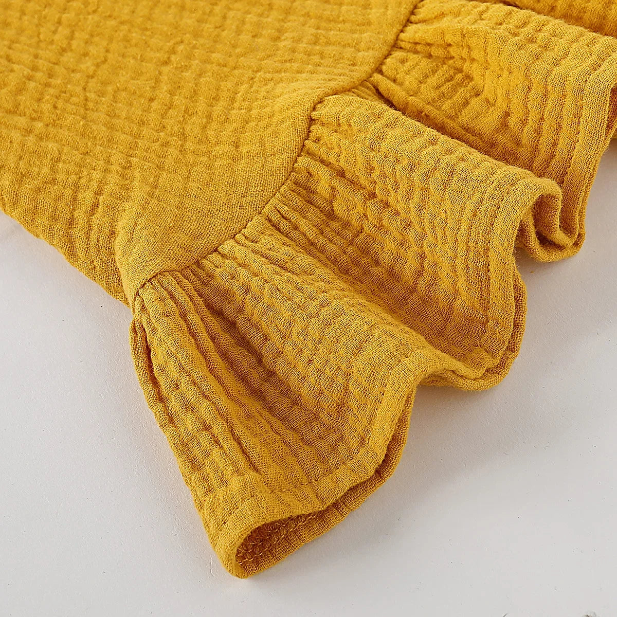 Summer Infant Baby Girl Dress Toddler Dress Muslin Cotton Sleeveless Ruffles Slip Dresses