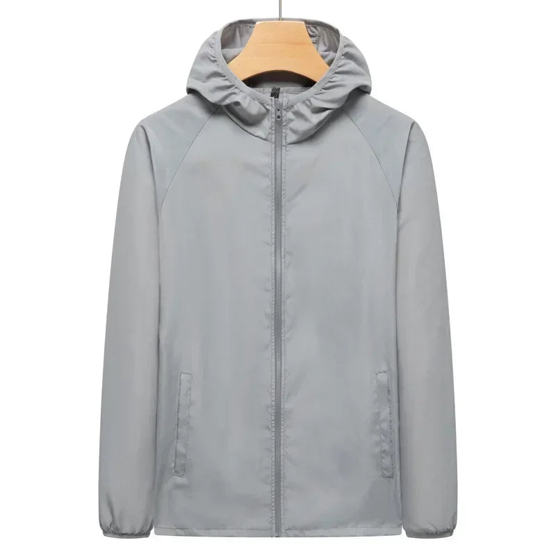 Men's Hiking Jackets Waterproof Women Sun Protection Windbreaker Camping Climbing Outdoor Coat Unisex Portable Clothes