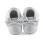 Meckior Baby Shoes Newborn Infant Boy Girl First Walker PU Sofe Sole Princess Bowknot Fringe Toddler Baby Crib Shoes Casual